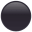 Círculo negro mediano