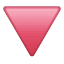 Triángulo rojo hacia abajo